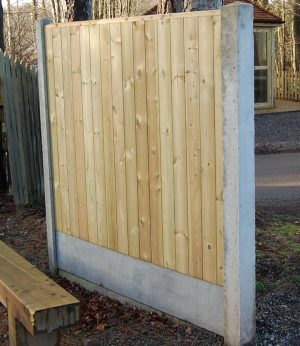 6ft Concrete End Post