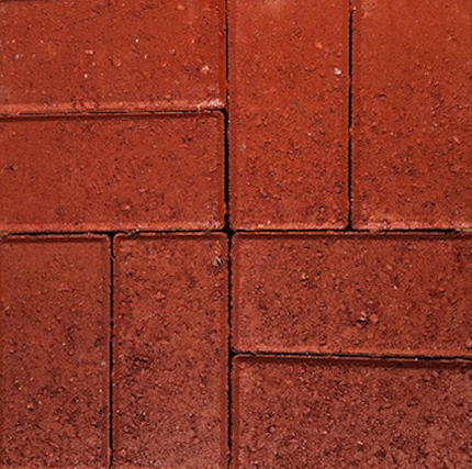 Red Block Paving 50x200x100