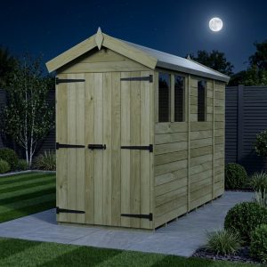 10 x 11 Apex Shed (Double Door, With Windows)