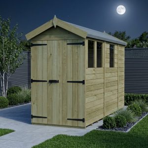 10 x 12 Apex Shed (Double Door, With Windows)