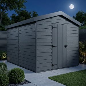 10x14 Apex Composite Shed (Single Door, No Windows)