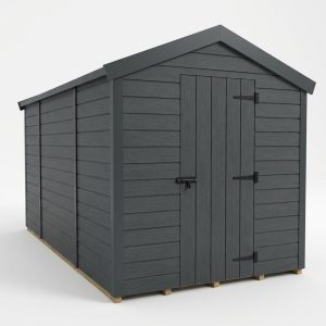 10x16 Apex Composite Shed (Single Door, No Windows)
