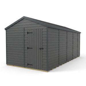 10x17 Apex Composite Shed (Single Door, No Windows)