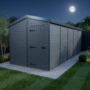 10x20 Apex Composite Shed (Single Door, No Windows)