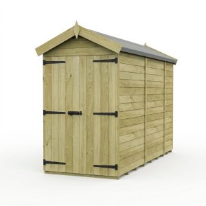 10 x 4 Apex Shed (Double Door, No Windows)