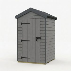 10x4 Apex Composite Shed (Single Door, No Windows)
