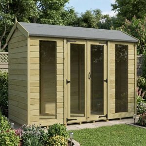 10 x 4 Apex Summer House (Full Height Window)