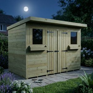 10 x 4 Pent Summer Shed