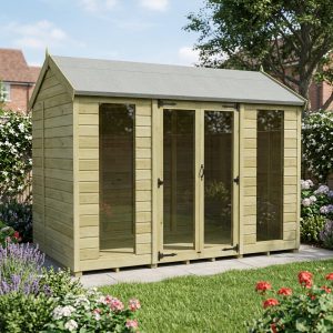 10 x 6 Apex Summer House (Full Height Window)