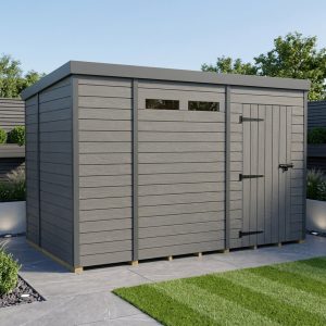 10x6 Composite Pent Security Shed
