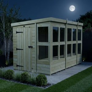 6 x 10 Pent Potting Shed