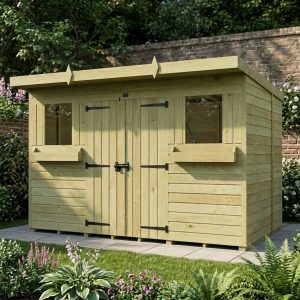 10 x 6 Pent Summer Shed