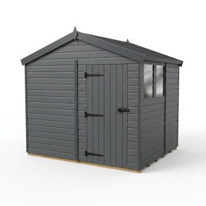 10x7 Apex Composite Shed (Single Door, With Windows)