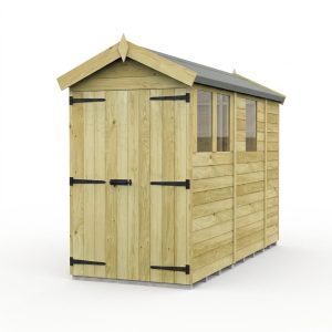 10 x 8 Apex Shed (Double Door, With Windows)