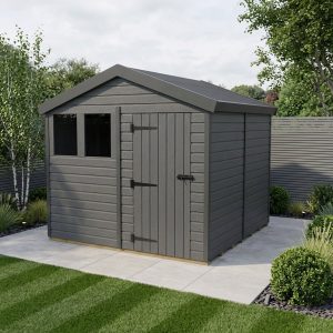 10x8 Apex Composite Shed (Single Door, With Windows)