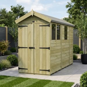 10 x 9 Apex Shed (Double Door, With Windows)
