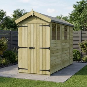 10 x 9 Apex Shed (Single Door, With Windows)