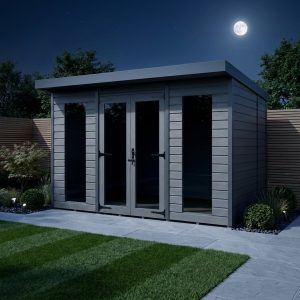 10x9 Composite Pent Full Height Summer House