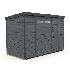 11x10 Composite Pent Security Shed