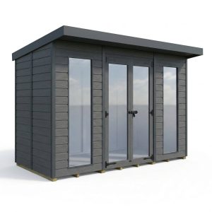 11x4 Composite Pent Full Height Summer House