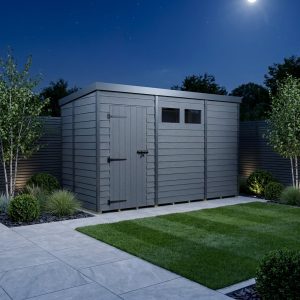 11x5 Composite Pent Security Shed