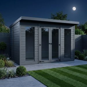 11x5 Composite Pent Full Height Summer House