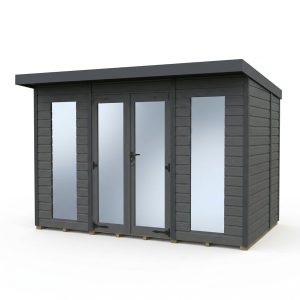 11x7 Composite Pent Full Height Summer House
