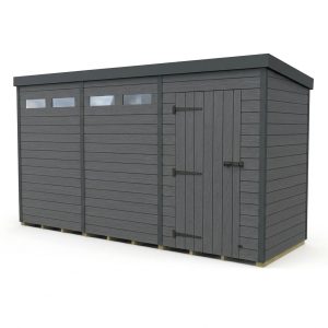12x10 Composite Pent Security Shed