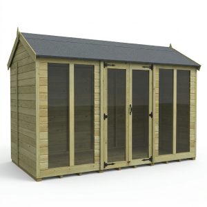 12 x 5 Apex Summer House (Full Height Window)