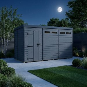 12x5 Composite Pent Security Shed