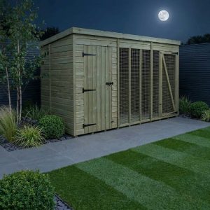 12 x 6 Dog Kennel And Run (Full Height)