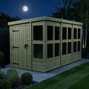 6 x 12 Pent Potting Shed