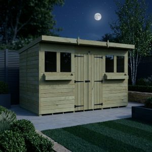 12 x 7 Summer Pent Shed