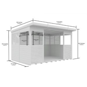 12 x 8 BBQ/Outdoor Kitchen Shelter
