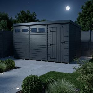12x8 Composite Pent Security Shed