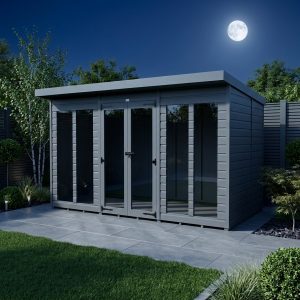 13x5 Composite Pent Full Height Summer House