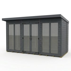 13x7 Composite Pent Full Height Summer House