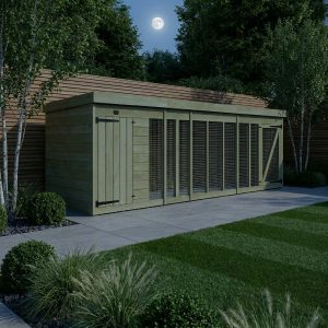 14 x 4 Dog Kennel And Run