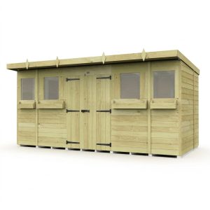 14 x 5 Pent Summer Shed