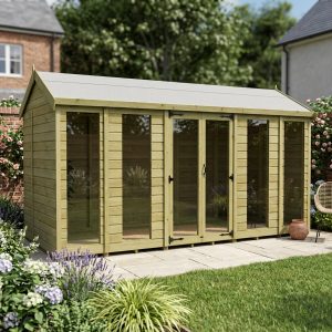 14 x 6 Apex Summer House (Full Height Window)