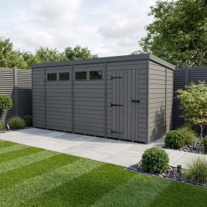 14x6 Composite Pent Security Shed