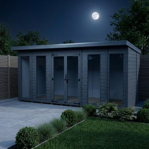 14x6 Composite Pent Full Height Summer House