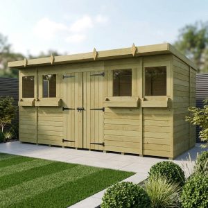 14 x 6 Pent Summer Shed