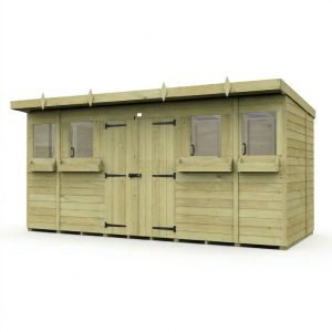 14 x 8 Pent Summer Shed