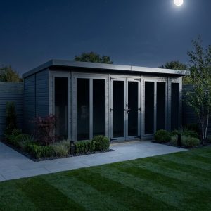 15x7 Composite Pent Full Height Summer House