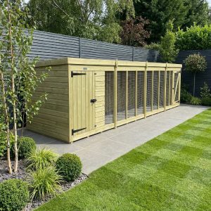 16 x 4 Dog Kennel And Run