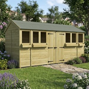 16 x 5 Apex Summer Shed