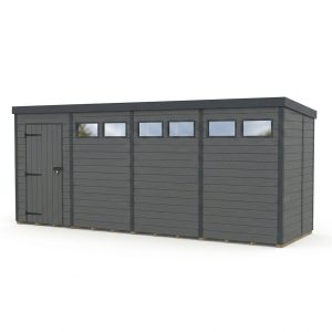 16x5 Composite Pent Security Shed