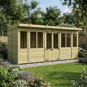 16 x 5 Pent Summer House