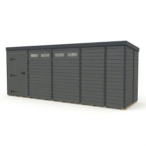 17x10 Composite Pent Security Shed